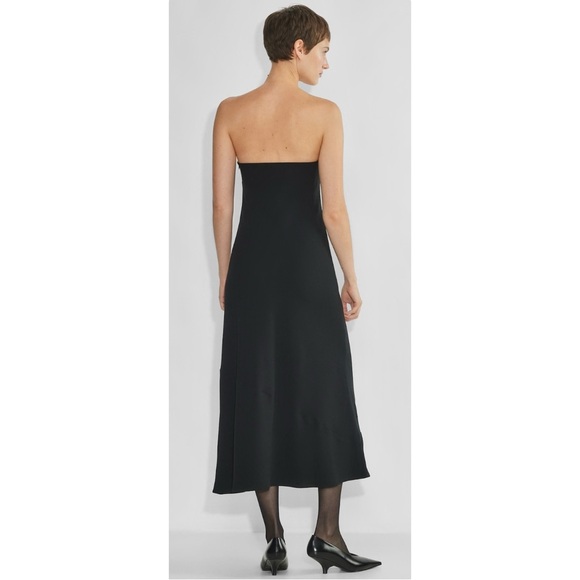 Babaton Resolution Dress - Black Strapless Japanese Crepe Maxi Dress sz XL - Picture 4 of 14